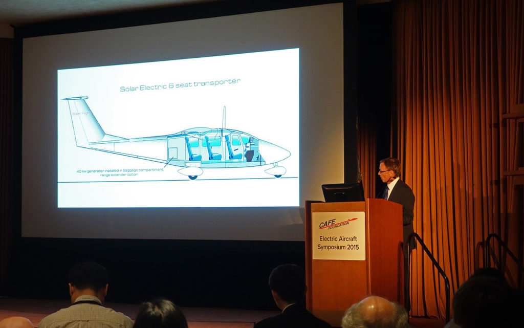 CAFE Electric Aircraft Symposium 2015 Solar Flight